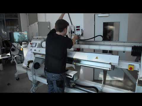 Slitting dye sublimation paper on NEPATA UA1650 ADWS converting center